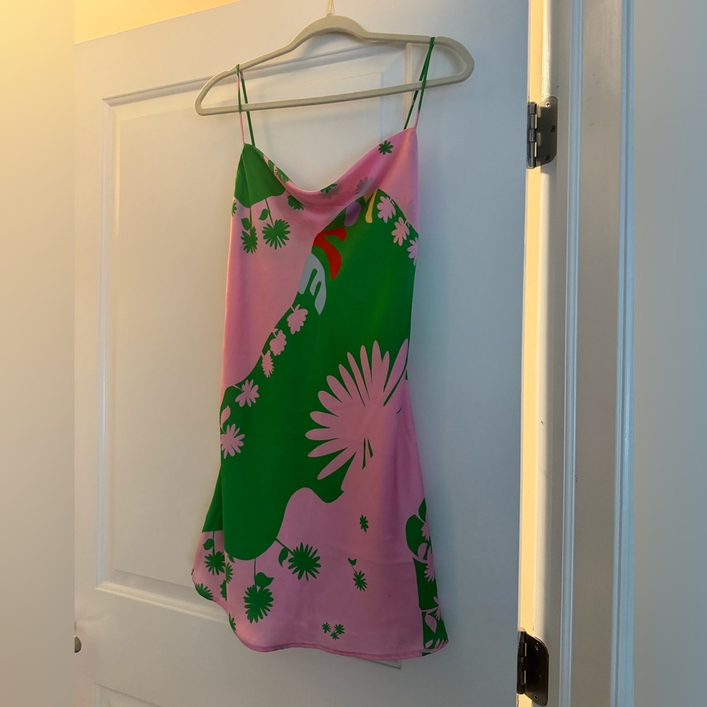 Zara Satin mini dress